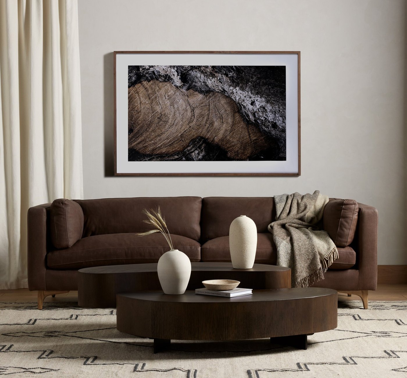 Char VI by FH Art Studio in Rustic 2.5 Walnut