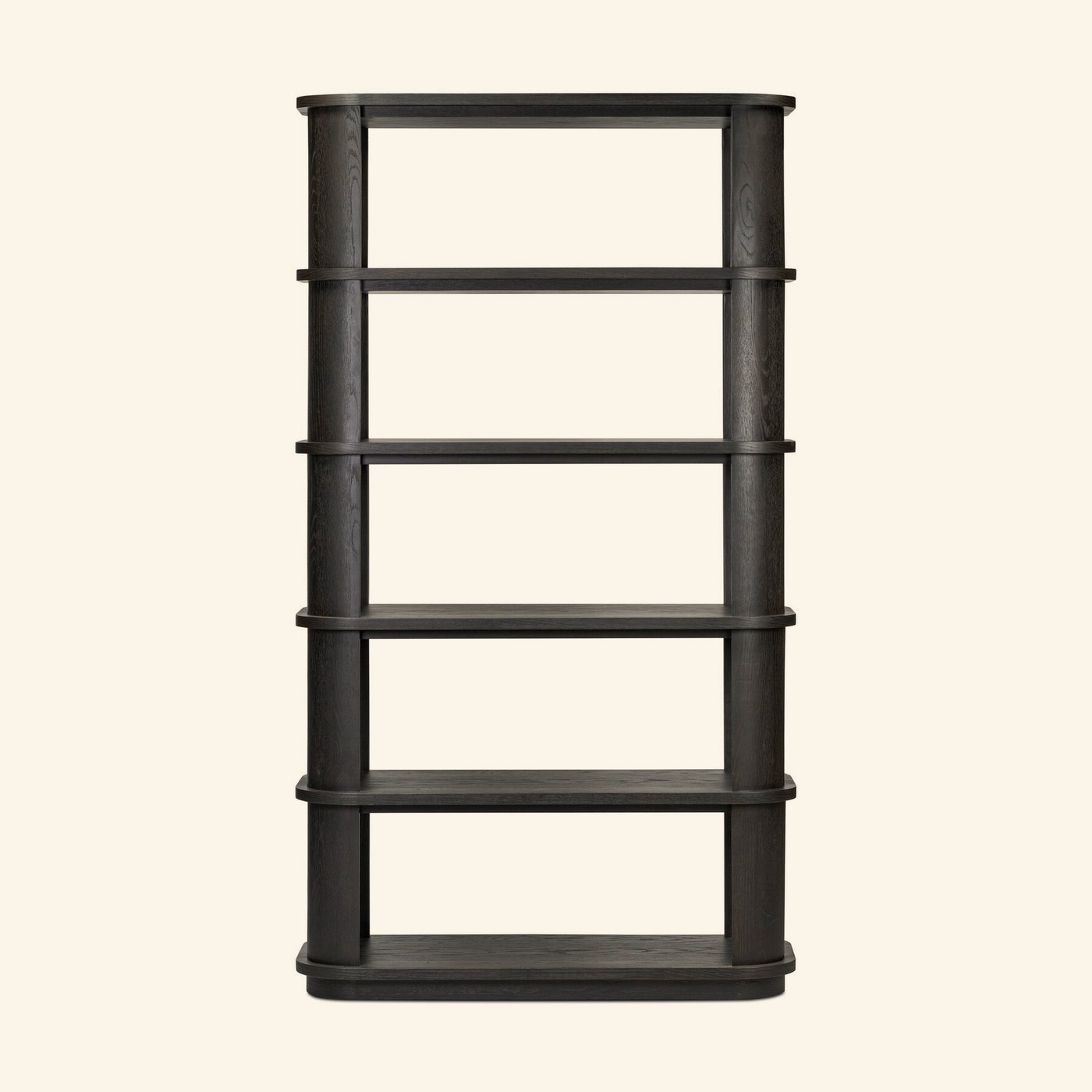 Connell Bookcase in Worn Black
