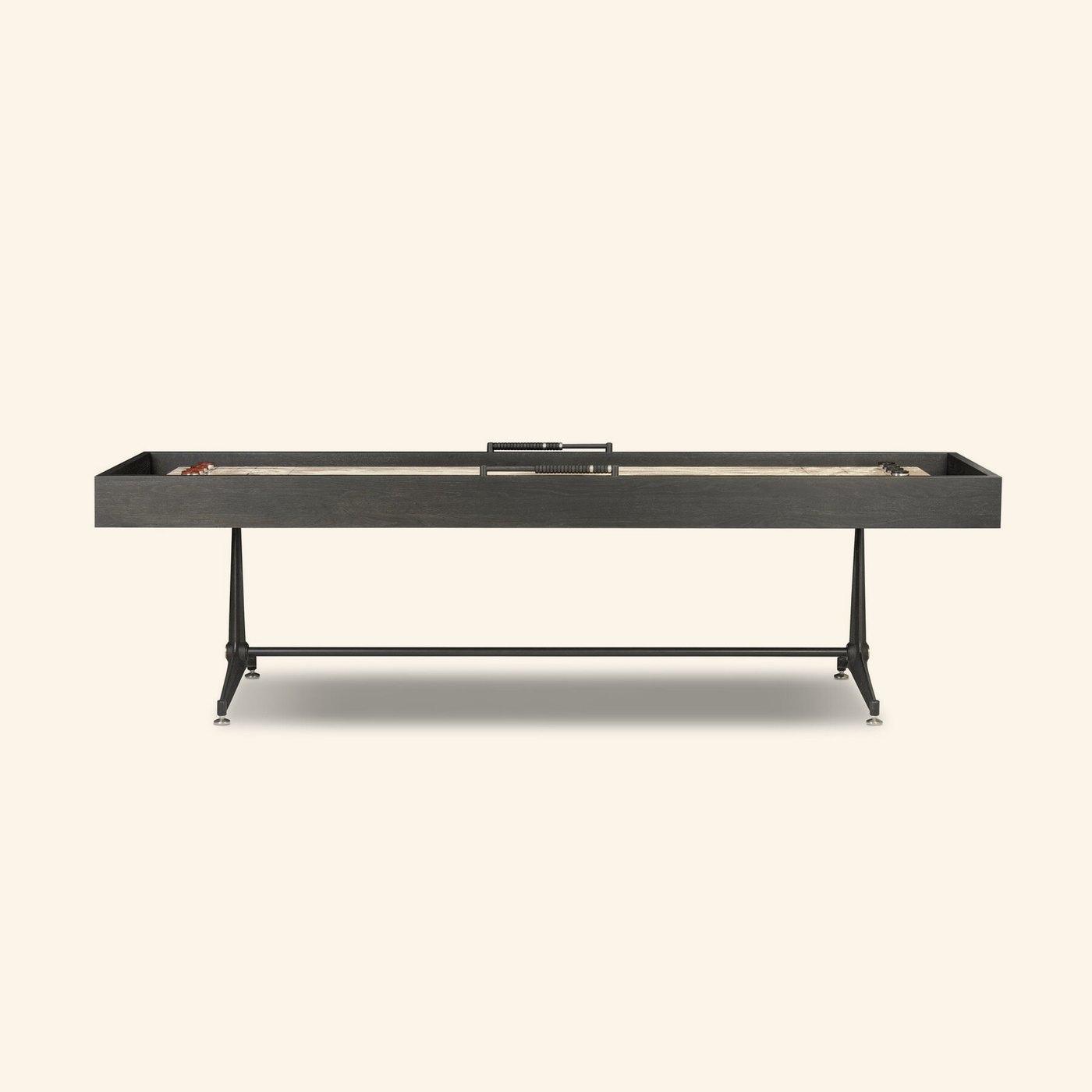 District Eight Small Shuffleboard Table in Ebonized Oak