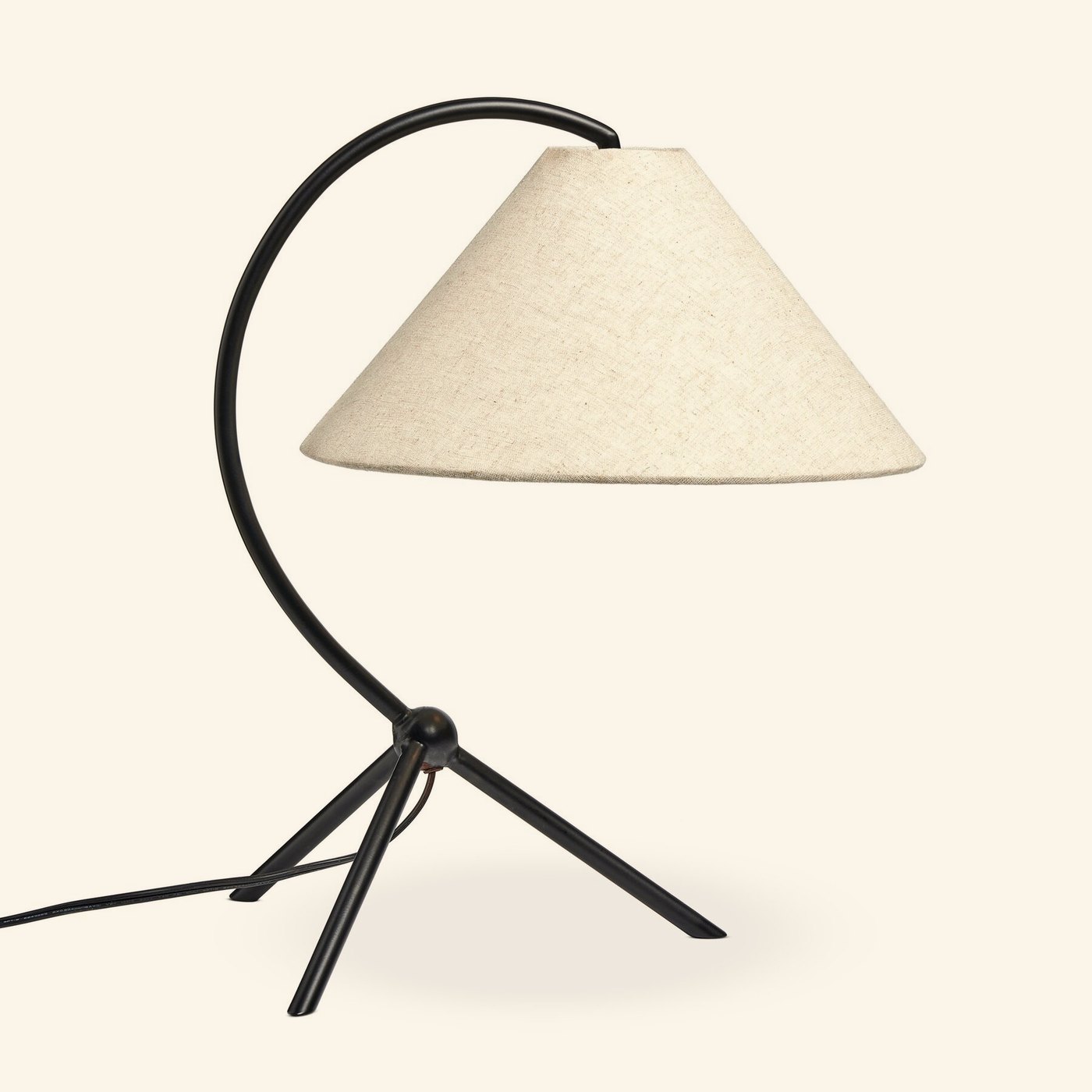Emile Table Lamp in Matte Black