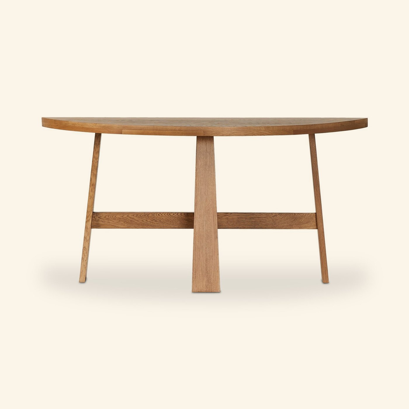 Fara Console Table in Light Brown Oak