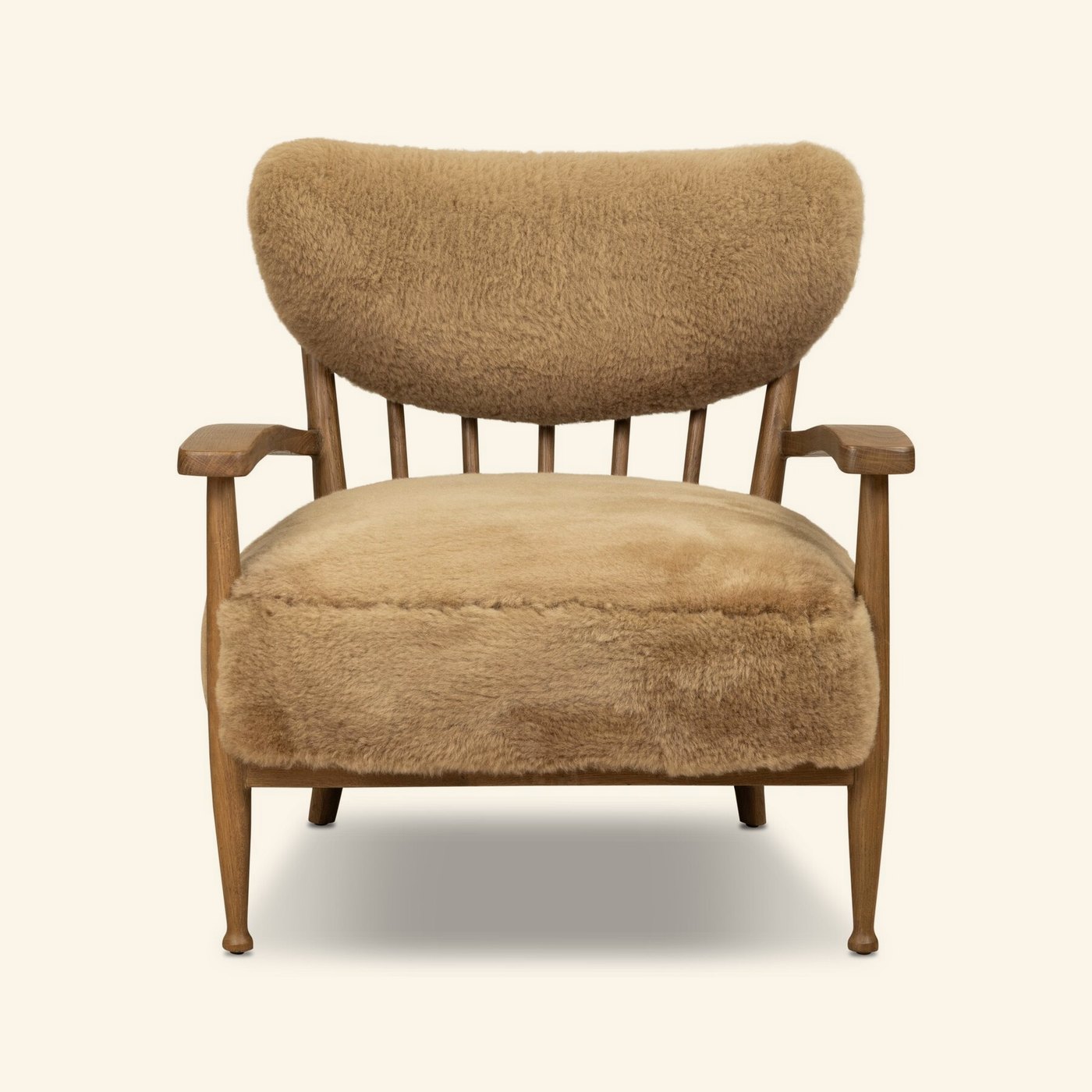 Marisol Chair in Desert Shearling