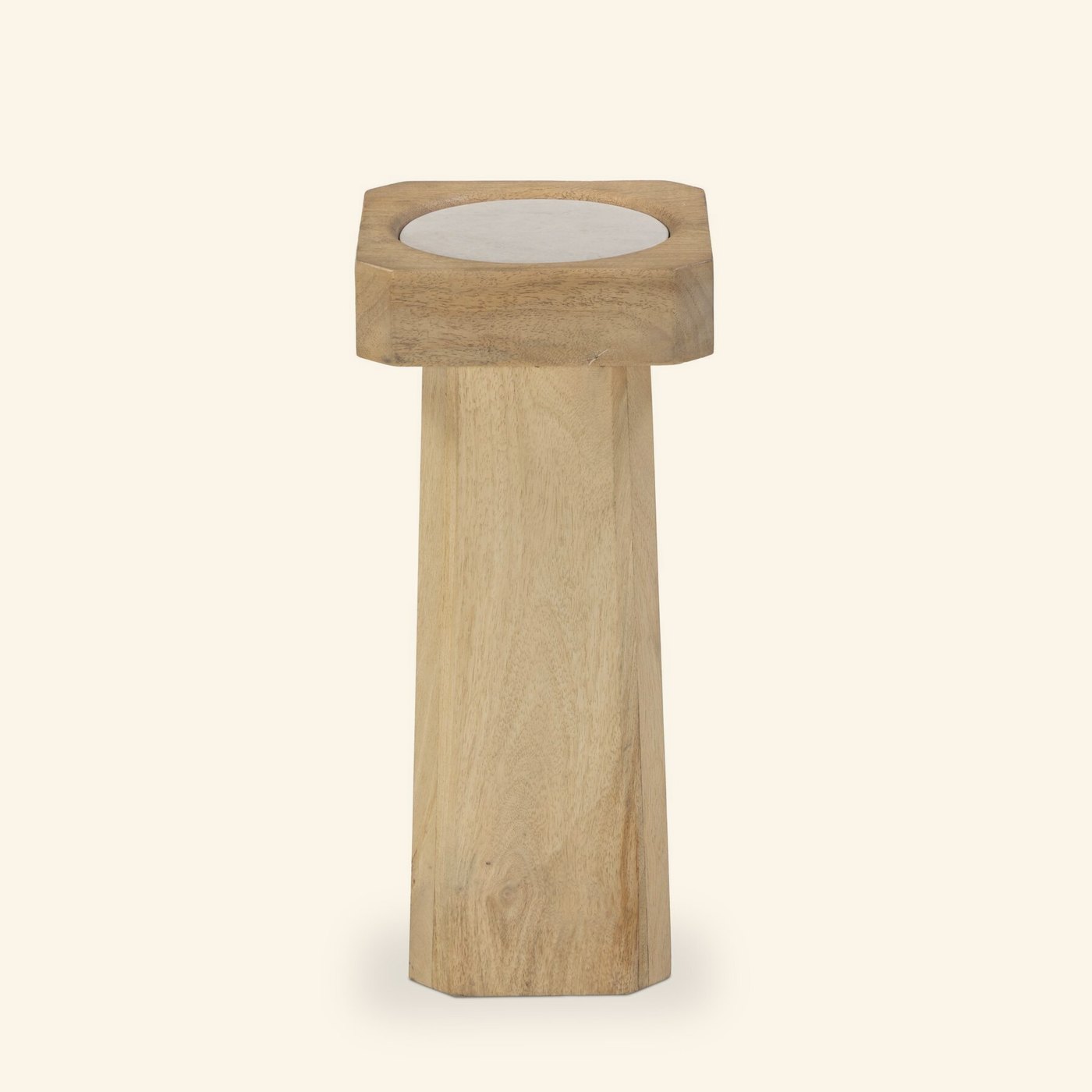 Rumi End Table in Light Natural Mango