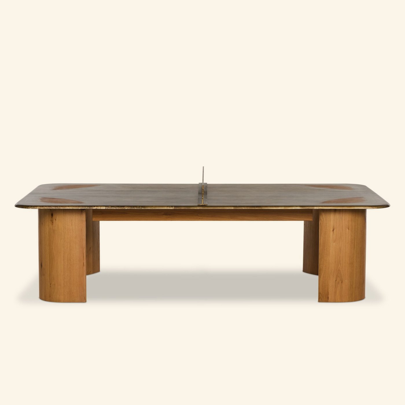 Vella Ping Pong Table in Smoked Oak Veneer